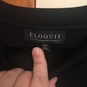 Eloquii Tops - Eloquii Black Front Tie Top Eloquii Tops - Eloquii Black Front Tie Top
